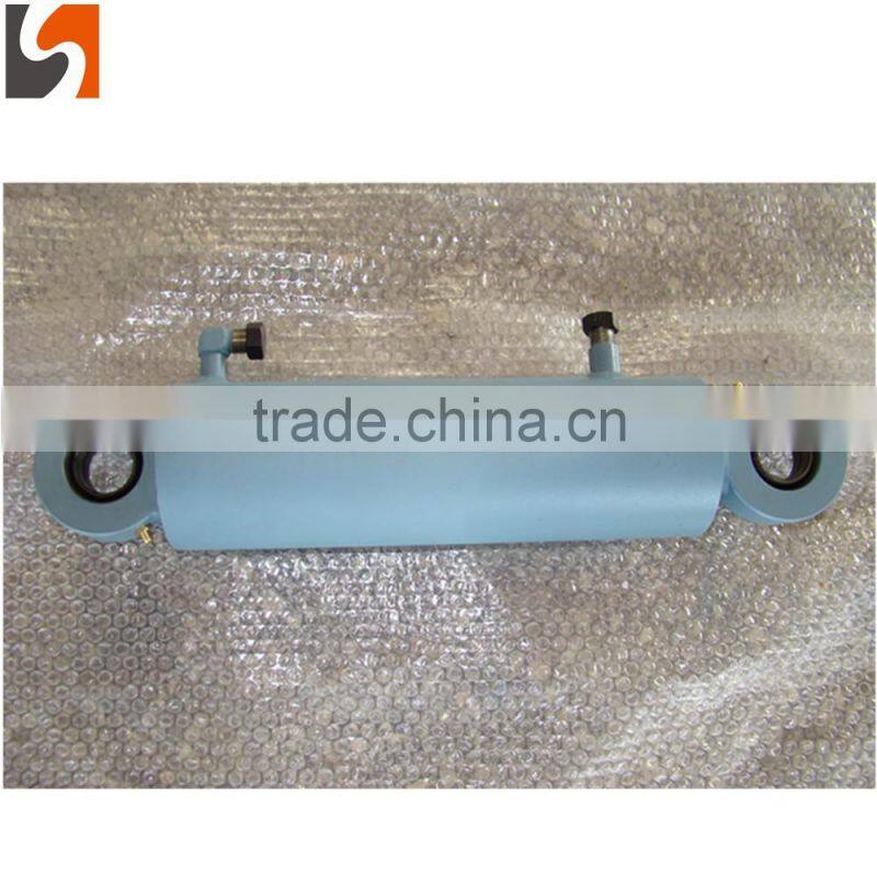 blue color double acting hydraulic cylinder with two earings made in china