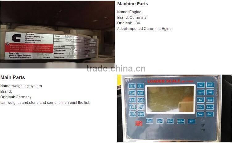 made in china self loading concrete mixer truck for sale