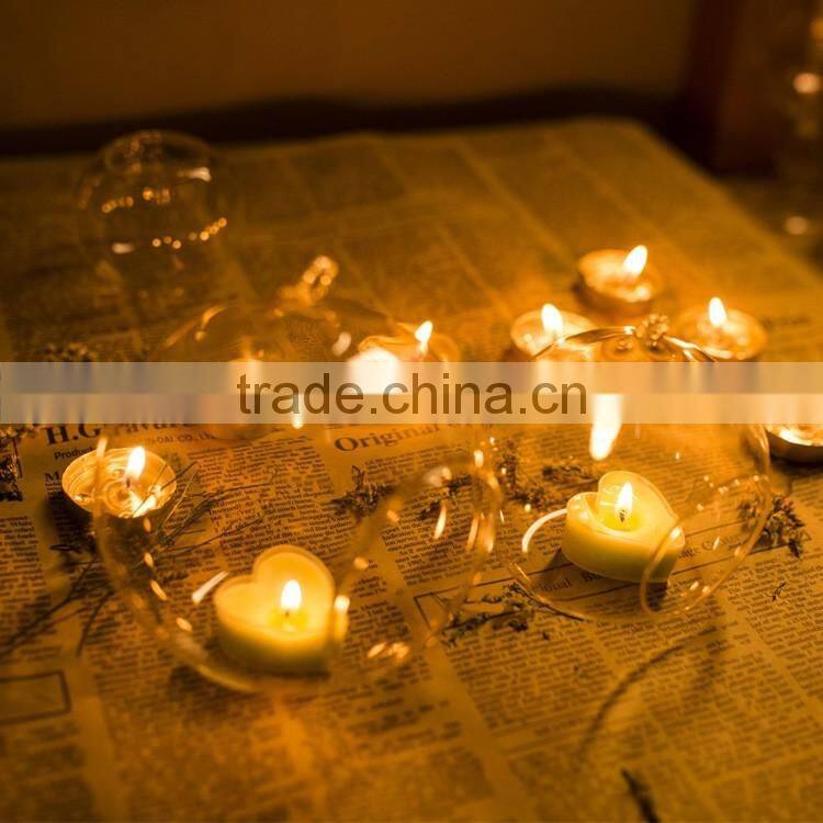 hanging glass ball candle holder, mini flowerpot