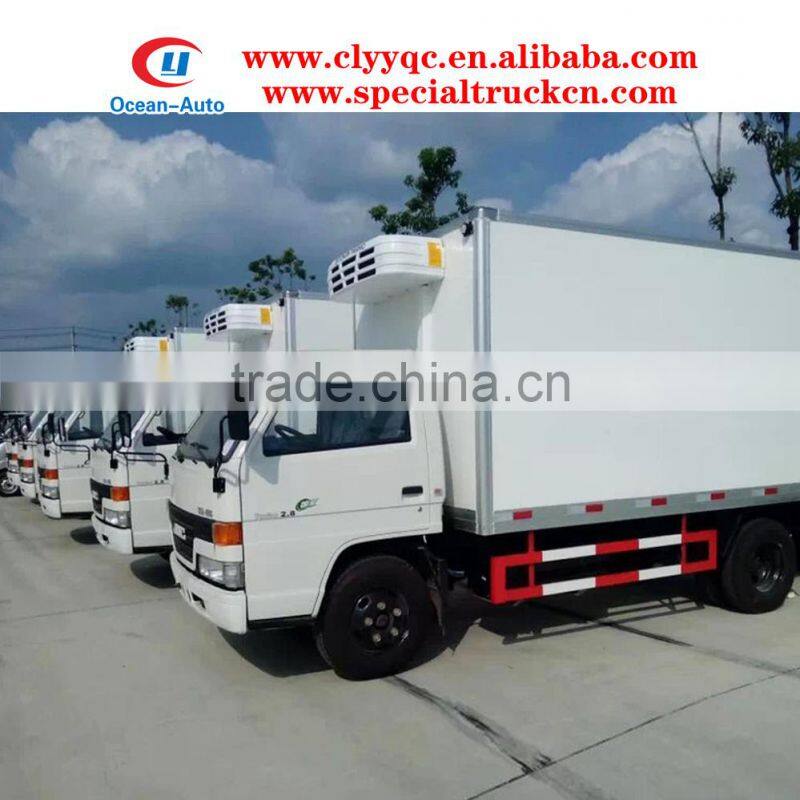 JMC small refrigeration unit 3 TON refrigerator freezer truck for sale