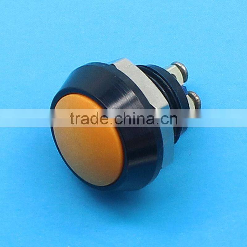12mm metal waterproof momentary switch