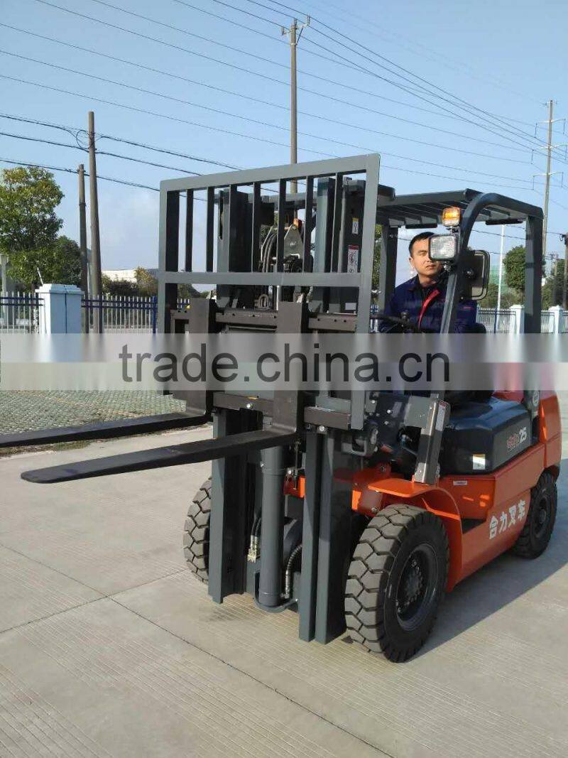 Heli Brand pickup truck crane about 2500kg Capacity Diesel Forklift