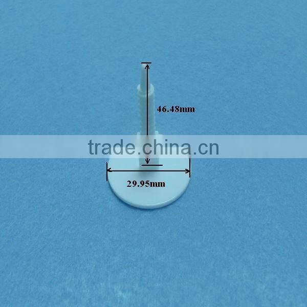 Convenient white plastic floor tile spacer