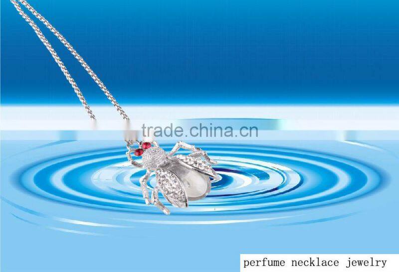 Fireworm Shape Jewelry Pendant Glass Perfume bottle jewelry