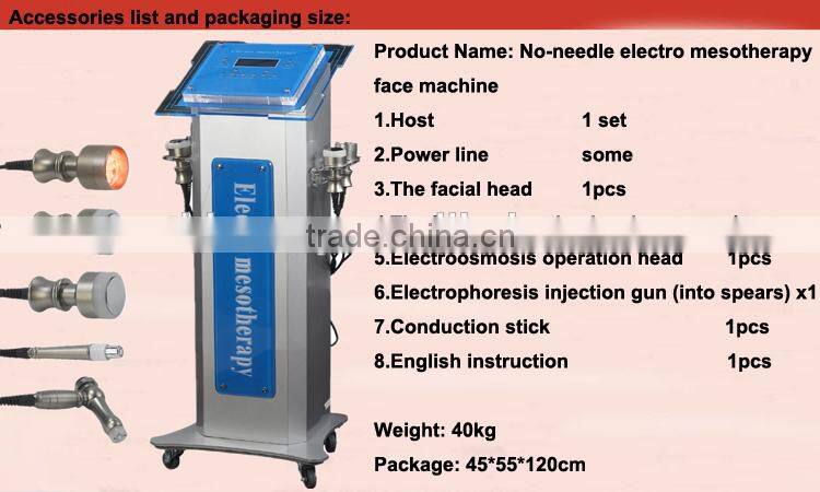 Mesotherapy Freckle Removal No Needle Mesotherapy Machine factory price