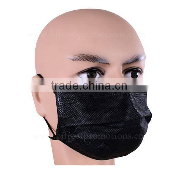 Black 4 Ply Custom Medical Mask