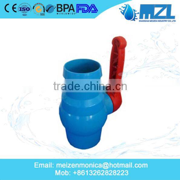 2015 MZL new product PVC ball valve, PVC pipe fittings with good quality popular in British