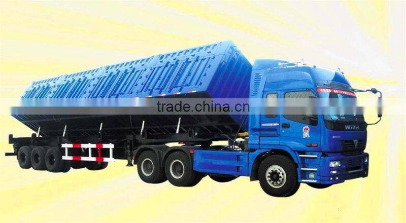 Chinese Factory 2016 New 80T Side Dump Semi Trailer online shopping