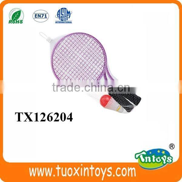 Kids play table tennis bat racquet