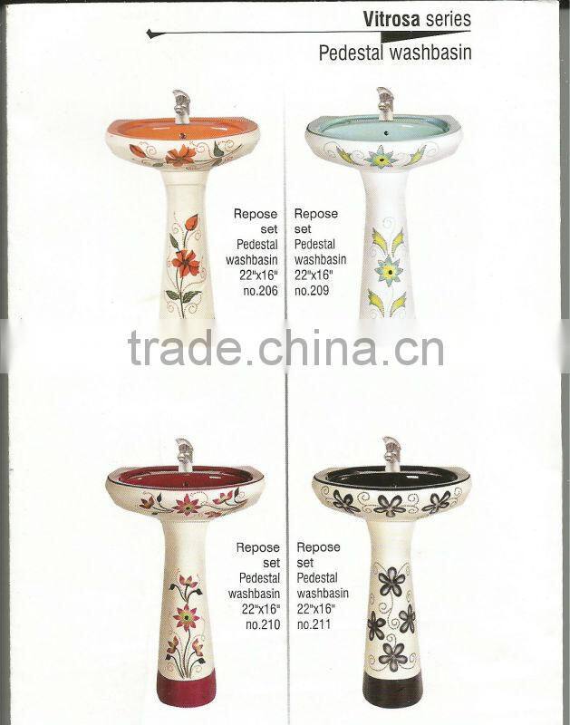 Wash Basin With Pedestal