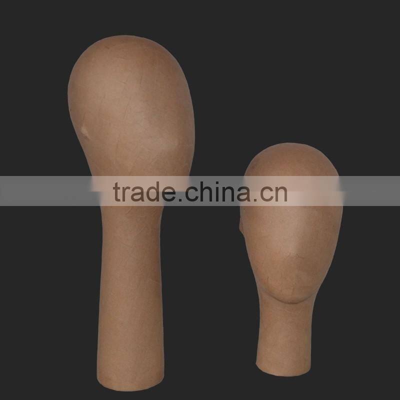 hot sale wooden lifelike mannequin head for hat display