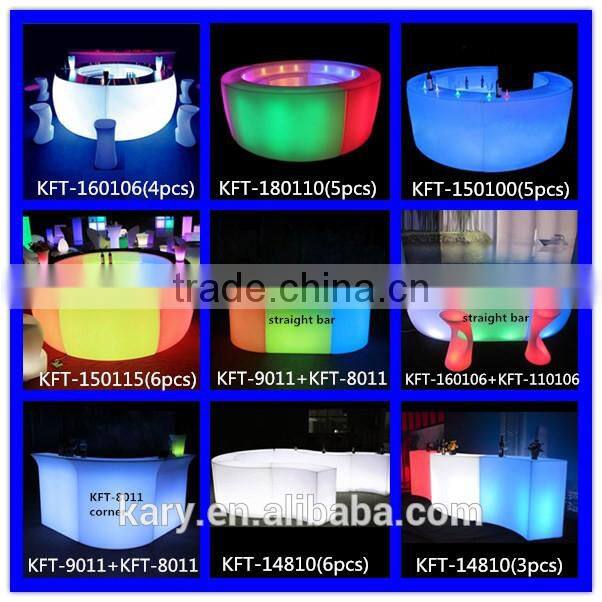 DMX512 Outdoor Led Beach Bar Furniture Waterproof Bar Furniture Dubai