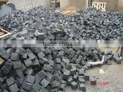 Black basalt cobblestone