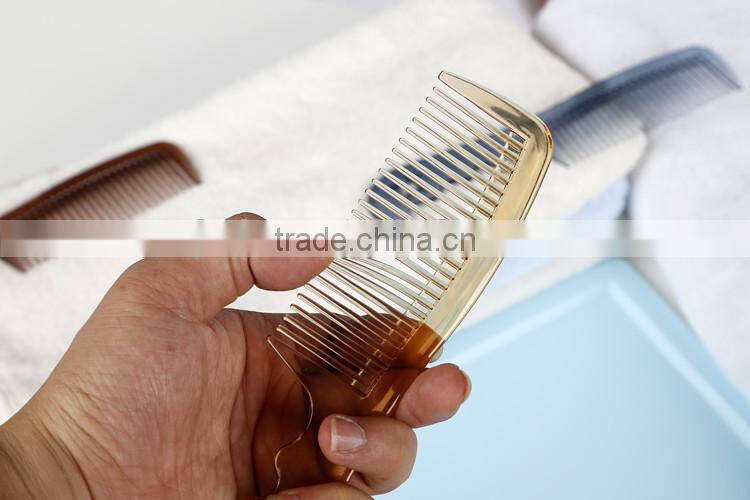 Plastic Classical Wide -Tooth Hair Comb With Five Star Design in Handle