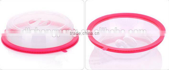 Prevent oil splash Food heating Insulation Plastic Microwave cover