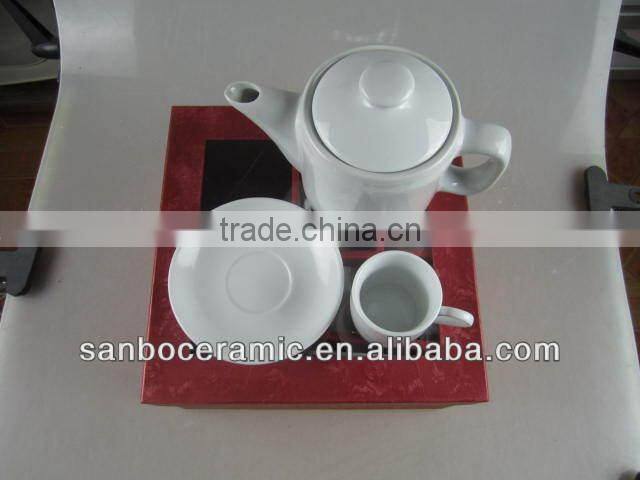 porcelain tea set with gift box packing