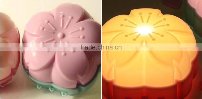 Plug Romantic Sakura Adjustable Voice Light Motion Sensor Led Night Light