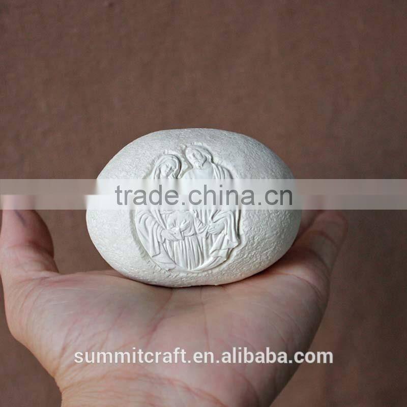 Polyresin bible story artificial art craft stone