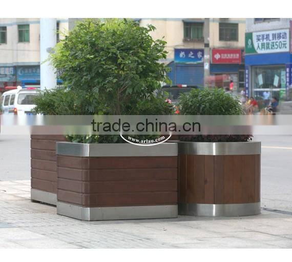 Arlau large decorative flower pots, corner planter