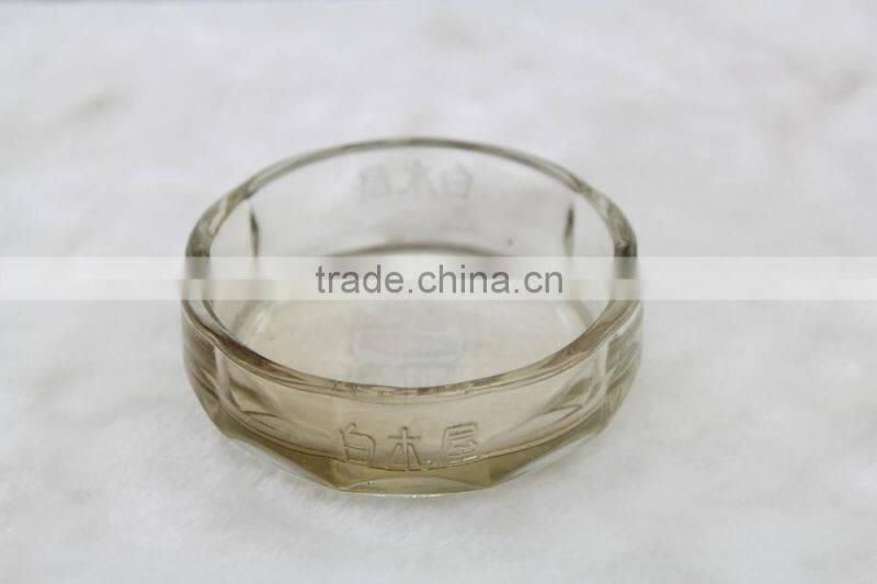 clear glass ashtray ,triangle shaped glass ashtray, ashtray