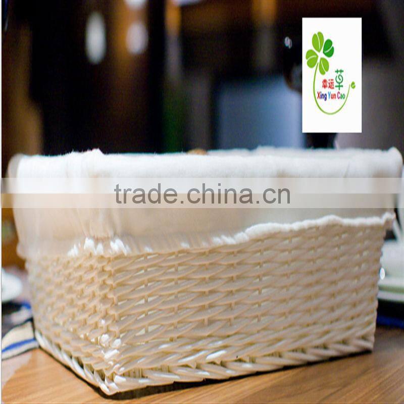 table basket for home storage square wicker gift basket high quality