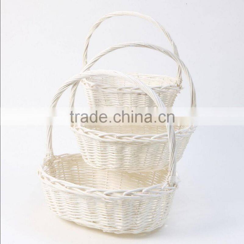 2016 new design cheap small wicker handmade basket