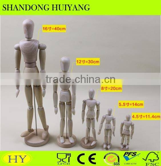 High quality custom popular wholesale wooden mannequin hot wooden puppet