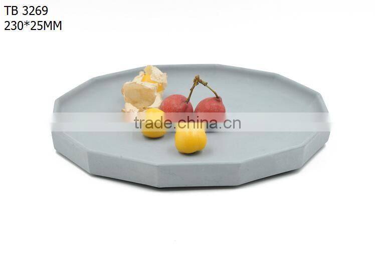 Handmade Concrete Tray Industrial Organization Storage Modern Decor Jewelry