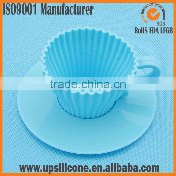 food grade low price silicone tea cupcake