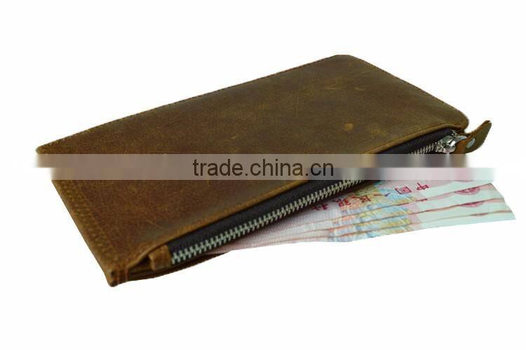 Tianhooo Long Wallet Slim Genuine Leather Credit Card Holder with RFID Blocking