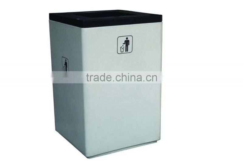 Plastic flower pot with PE material in rotational light box processing