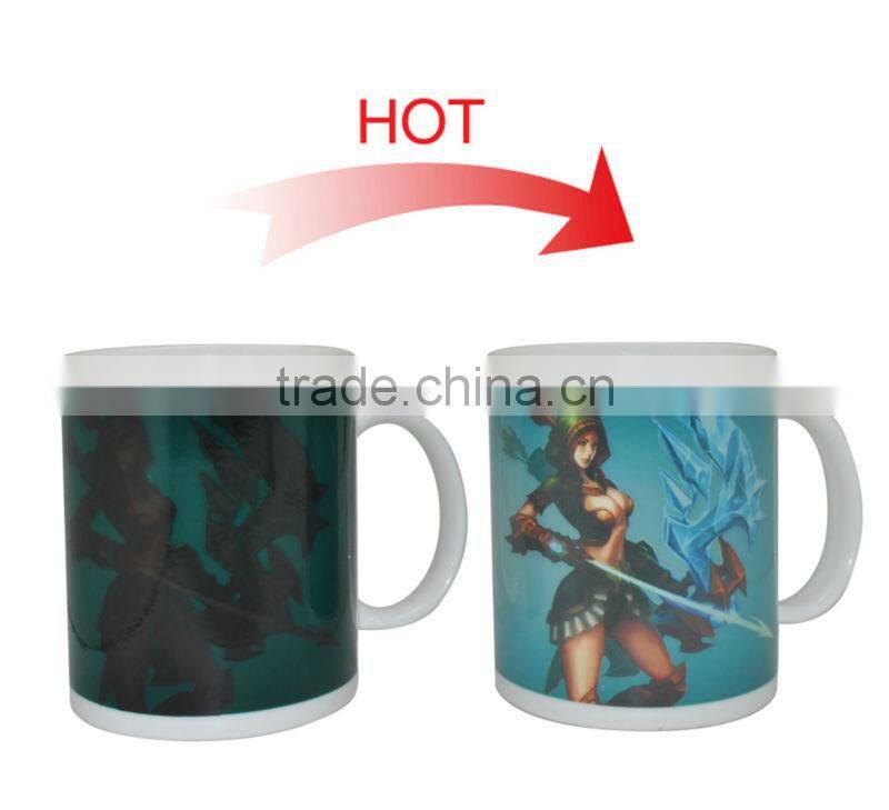 SGS Authentication Factory! Corporate Gifts! Hot Sensitive Ceramic Magic Mug