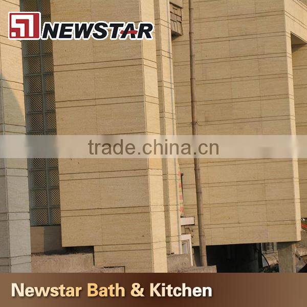 China hot sales top yellow sandstone wall