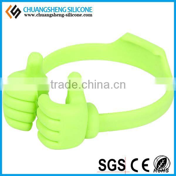 Thumbs shape Silicone Cell Phone Stander, tablet holder, silicone gift