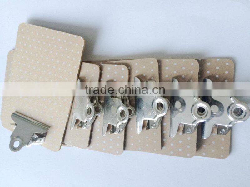 Mini printing MDF butterfly clipboard for school and office