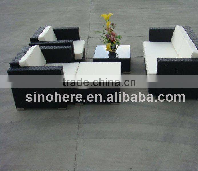 outdoor artificial rattan sofa Garden furniture set AY1085