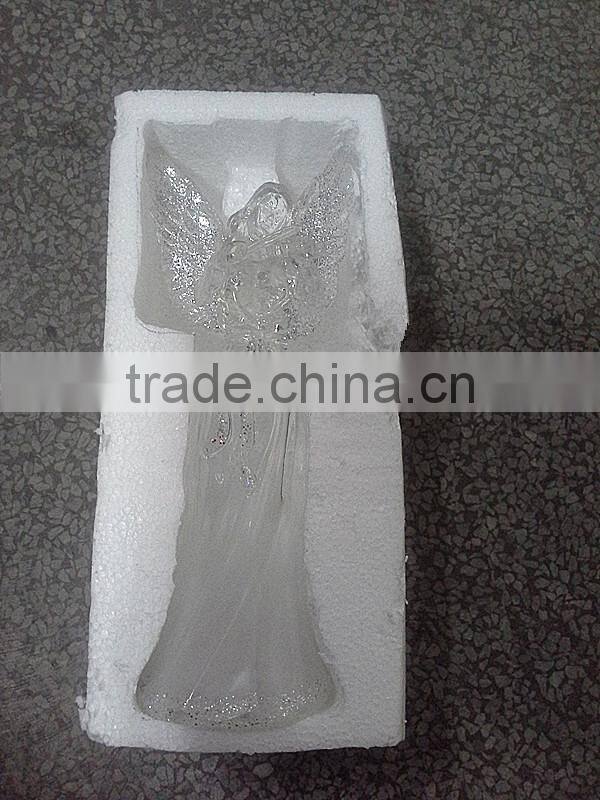 led plastic acrylic new christmas angel figurines statue for sale