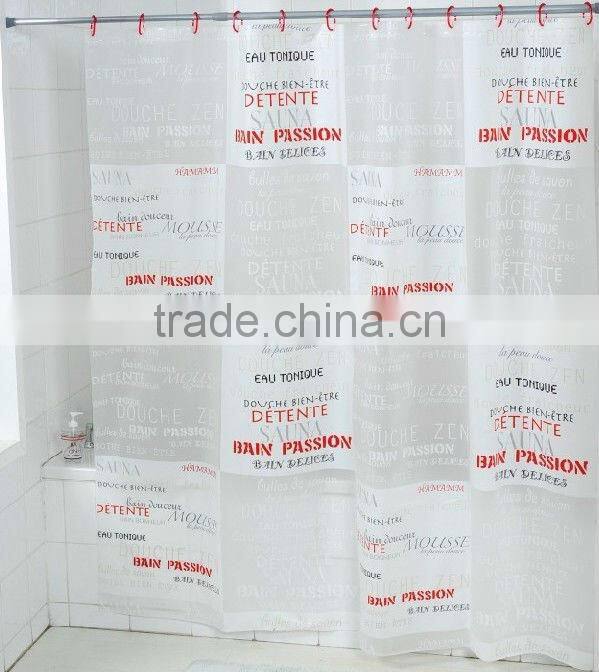 Waterproof curtain for bathroom