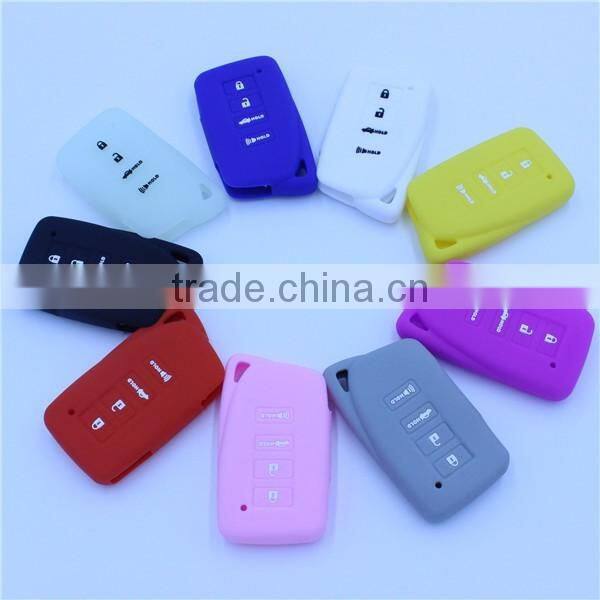 Silicone Grip Nonslip Protective Sleeve Cover Smartkey Keyfob for Lexus 4 buttons