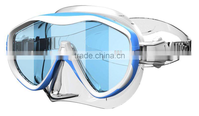 High quality diving gear, silicone full face diving mask (MM-105)