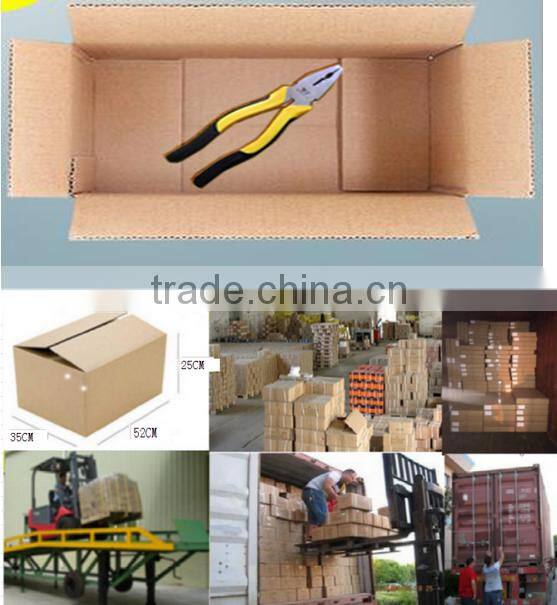 8" germany type combination plier diagonal cutting industrial linemen high leverage wire cable