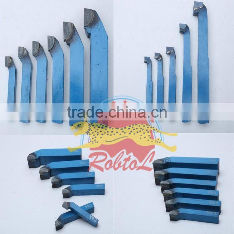 cemented tungsten carbide blank tips insert brazed welding lathe cutting turning tool Type A12 A16 A20 A25 B12 B16 B20 B25 Type