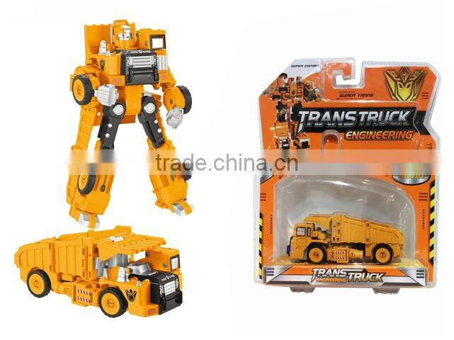 2016 Kids excavator trans robot toy car for sales