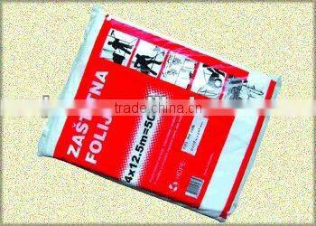 HDPE material cover film PVC bag plastic drop cloth