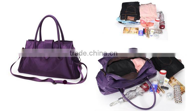 High quality microfiber travel business duffel bag