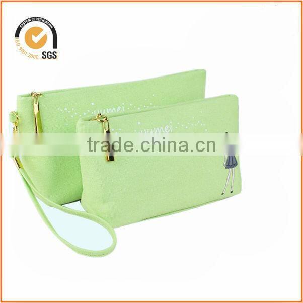 6210 chiqun DONGGUAN new style dongguan factory custom cotton canvas zipper pouch