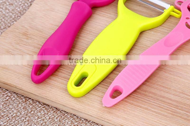 Hot pink Stainless Steel Kitchen Potato Grater Peeler