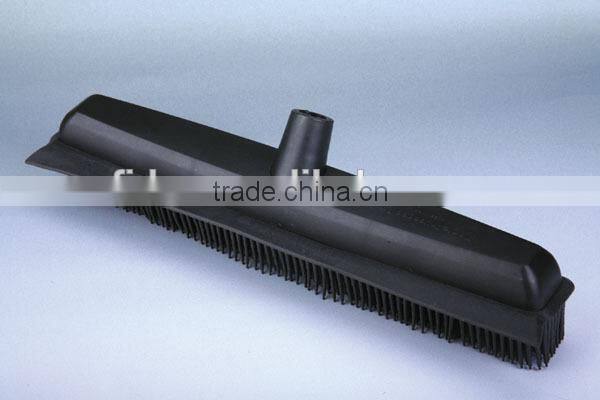 telescopic tpr broom rubber mop with wiper