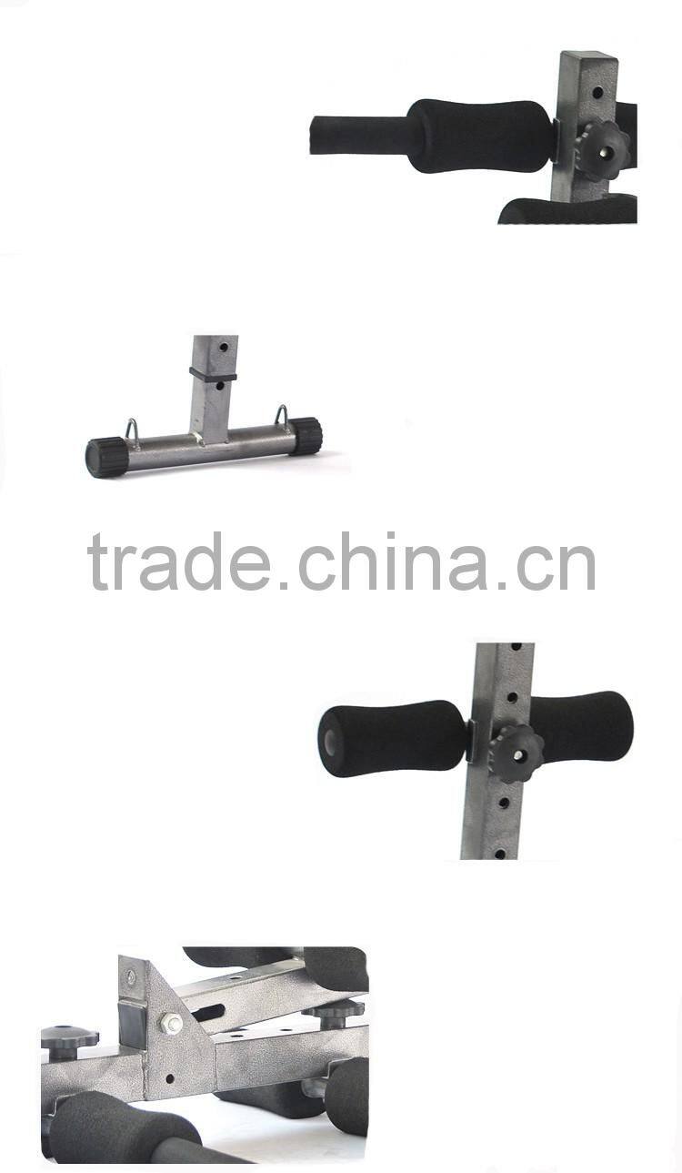 Weight Bench Sit Up Exercise Ab Crunch Board with gym rope