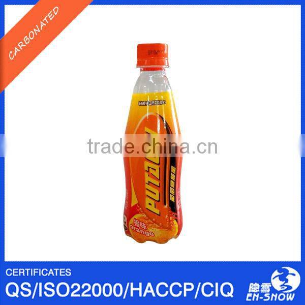 Soda Drink with Peach Flavor